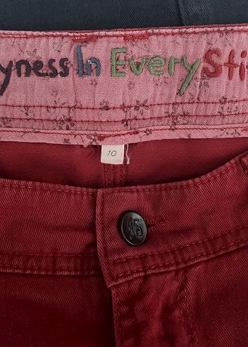 Bordo Kot Etek - Görsel 3