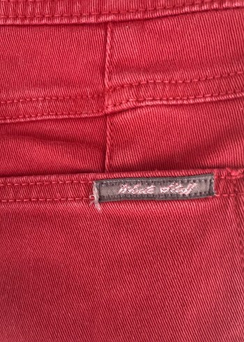 Bordo Kot Etek - Görsel 4