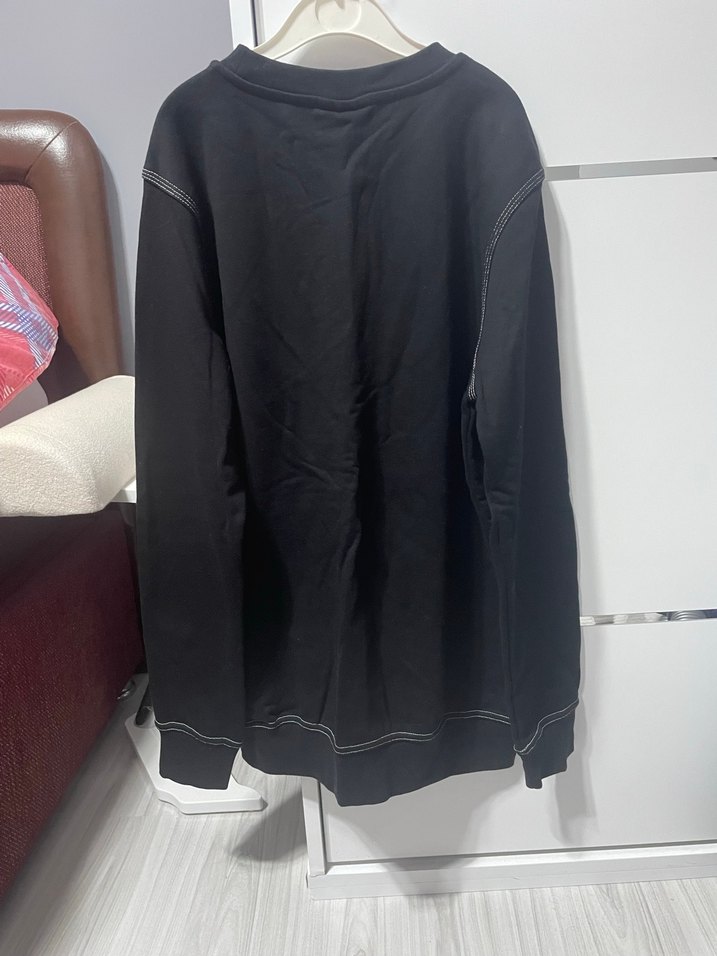 Lacoste Siyah Baskılı Uzun Kollu Erkek Sweatshirt - Görsel 2