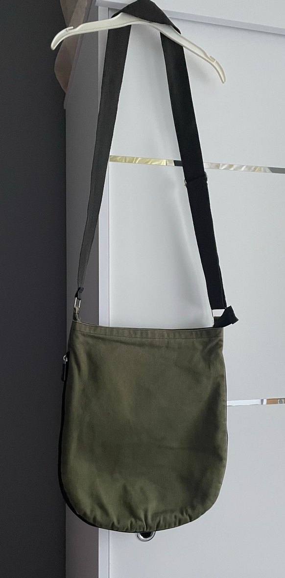 Yeşil Baskılı Unisex Çapraz Çanta - Görsel 2