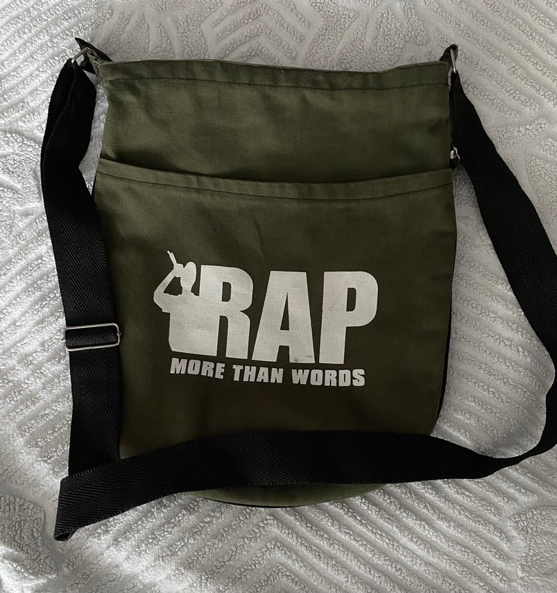 Yeşil Baskılı Unisex Çapraz Çanta - Görsel 5