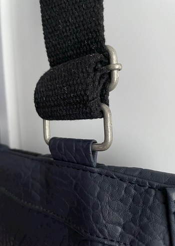 Unisex Lacivert Minimalist Omuz Çantası - Görsel 6