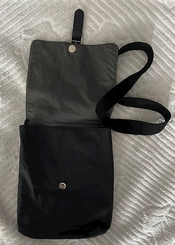 Unisex Lacivert Minimalist Omuz Çantası - Görsel 4