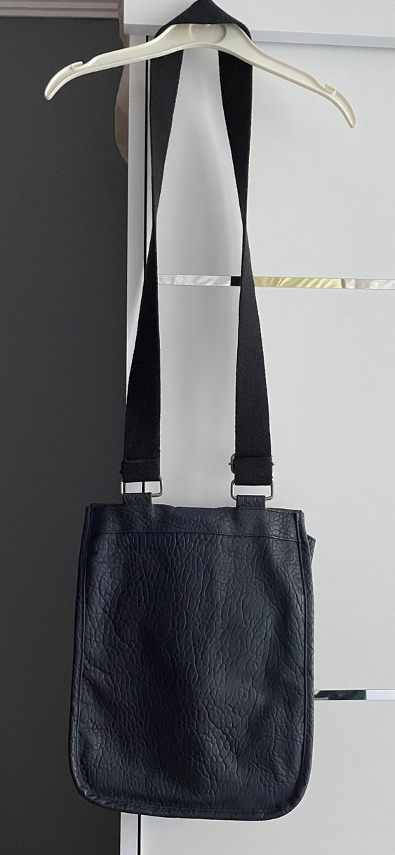 Unisex Lacivert Minimalist Omuz Çantası - Görsel 2