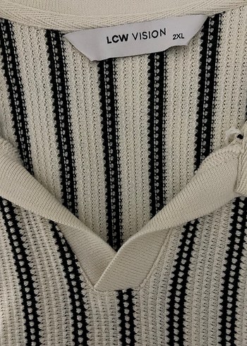 Erkek Çizgili Polo Tişört - Görsel 3