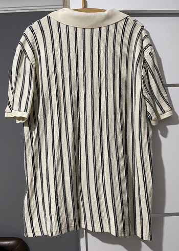 Erkek Çizgili Polo Tişört - Görsel 2