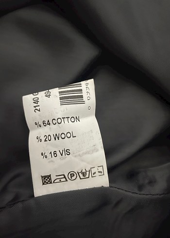 Düğmeli Gri Unisex Yelek - Görsel 5