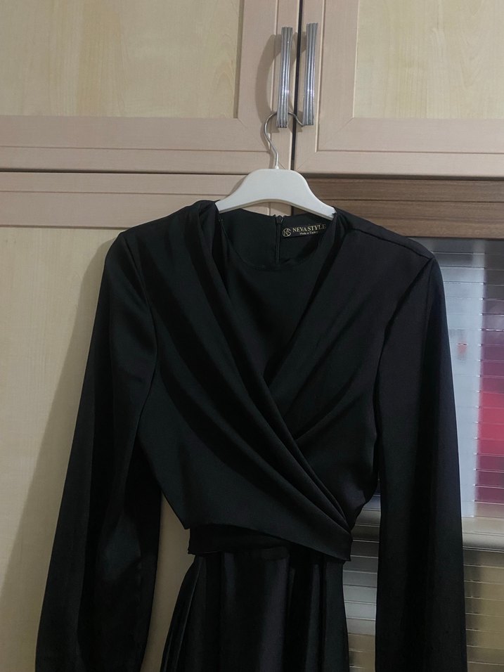 Siyah elbise abiye - Görsel 4