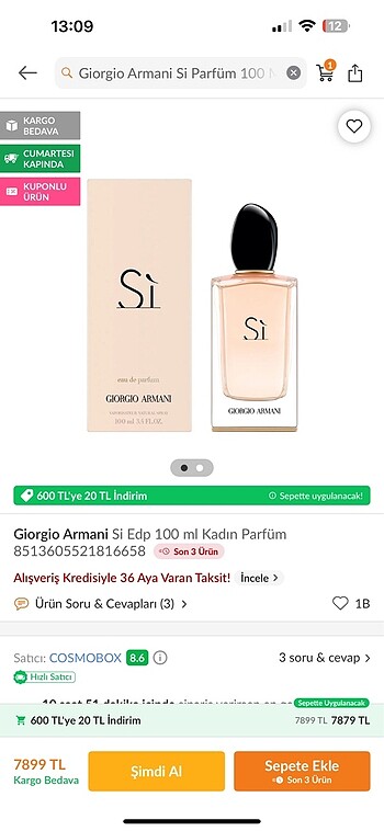 Giorgio armani parfüm