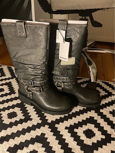 Bershka biker çizme