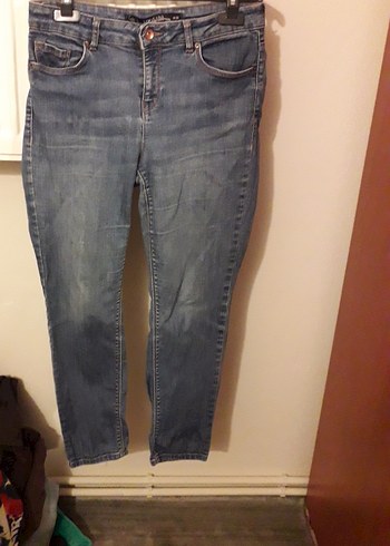 LC Waikiki Gri-Navy Normal Boy Kadın Denim Pantolon