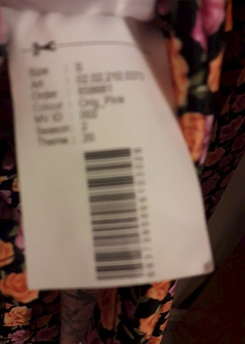 V Yaka Çiçek Desenli Uzun Kollu tulum - Görsel 5