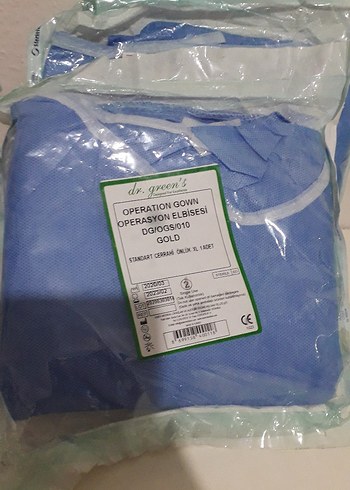Dr. Green's Açık mavi cerrahi önlük