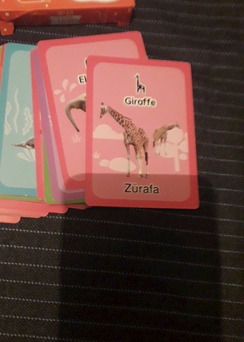 Beden Renk 3D Sihirli Eğitici Kartlar Seti