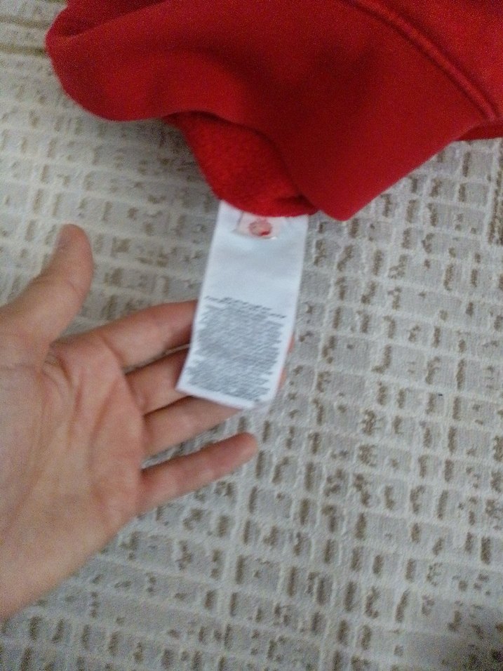 Nike Kırmızı Kapüşonlu  Sweatshirt - Görsel 5