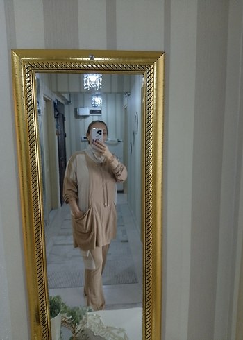 Bej Bol Kesim Uzun takım - Görsel 2