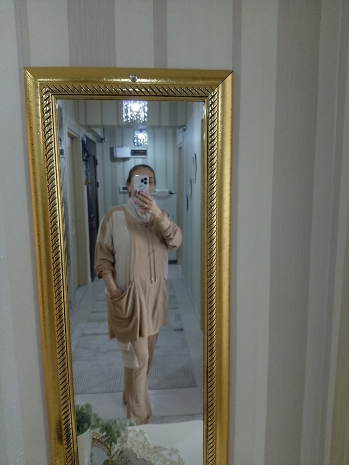 Bej Bol Kesim Uzun takım - Görsel 2