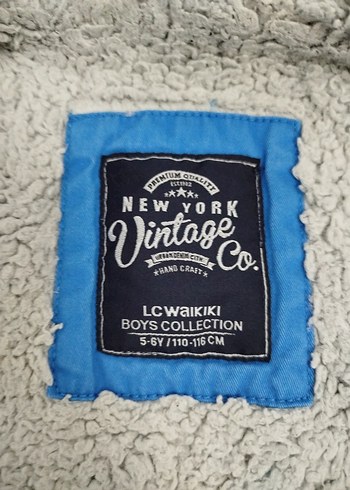 Erkek Çocuk Mavi Fermuarlı Mont - Görsel 4