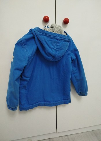 Erkek Çocuk Mavi Fermuarlı Mont - Görsel 2