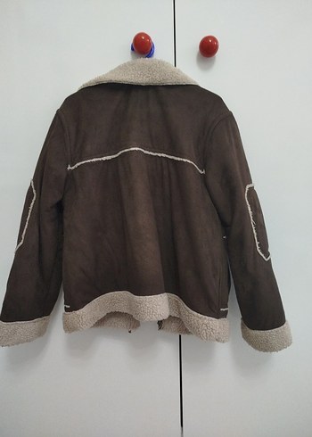 Mothercare - Kahverengi Süet Fermuarlı çocuk Ceket - Görsel 3