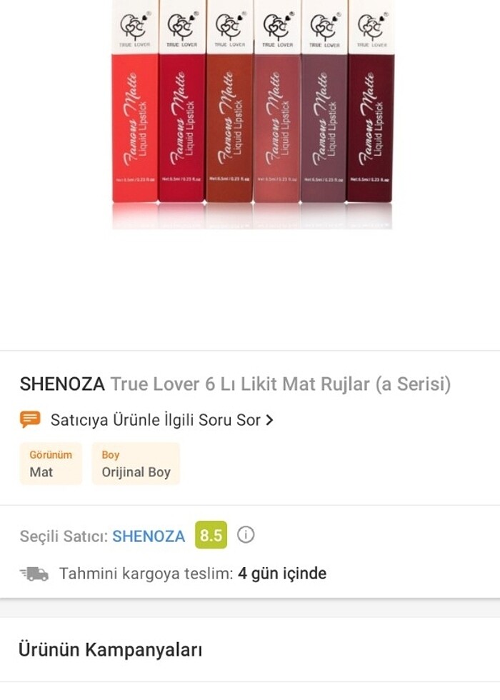 Likit mat ruj - Görsel 2