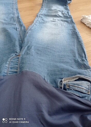 33 Beden mavi Renk Hamile kot pantolon