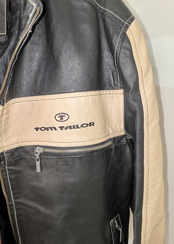 Tom Tailor Biker Hakiki Deri Ceket - Görsel 4