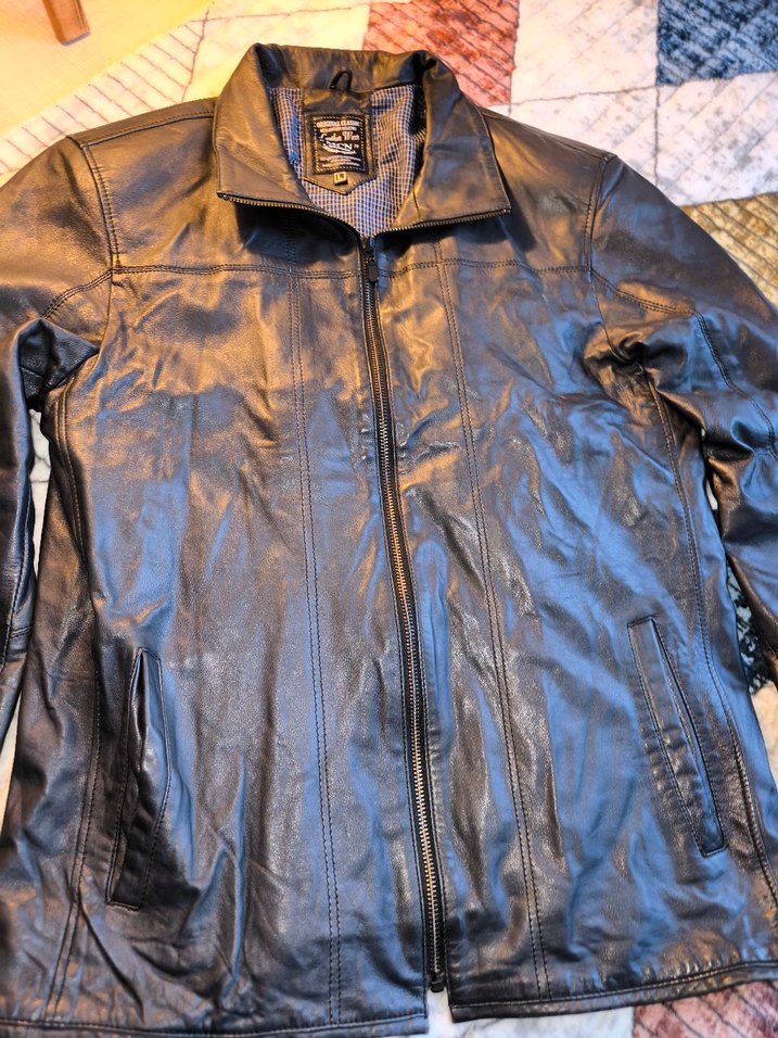 MCN Marka Hakiki Biker Deri Ceket - Görsel 3