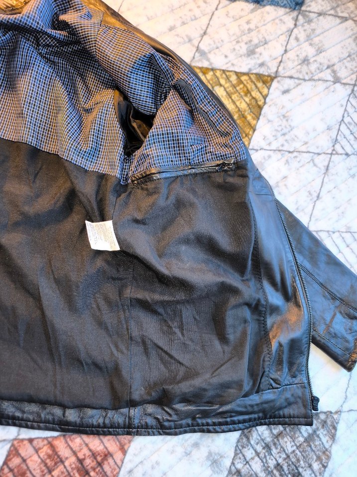 MCN Marka Hakiki Biker Deri Ceket - Görsel 5