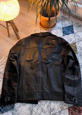 Sezar Marka Hakiki Deri Ceket - Görsel 4
