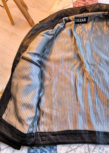 Sezar Marka Hakiki Deri Ceket - Görsel 6