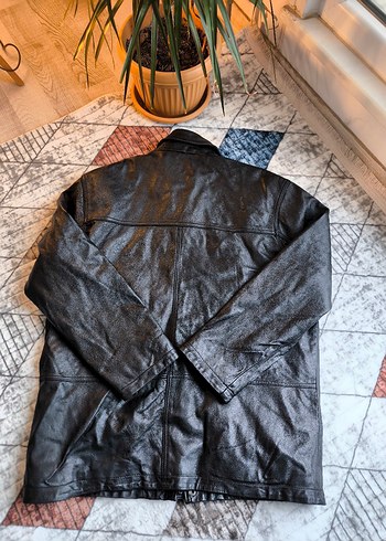 Yeğenler Marka Biker Hakiki Deri Ceket - Görsel 4