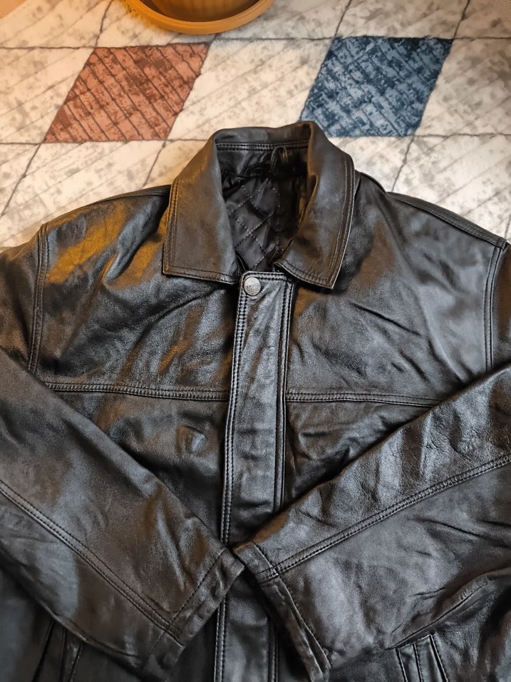 Yeğenler Marka Biker Hakiki Deri Ceket - Görsel 3