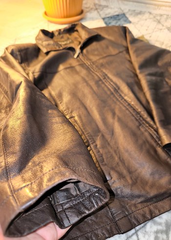 Derimod Marka Biker Hakiki Deri Ceket - Görsel 2