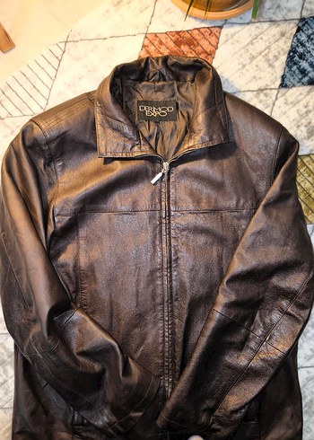 Derimod Marka Biker Hakiki Deri Ceket - Görsel 3