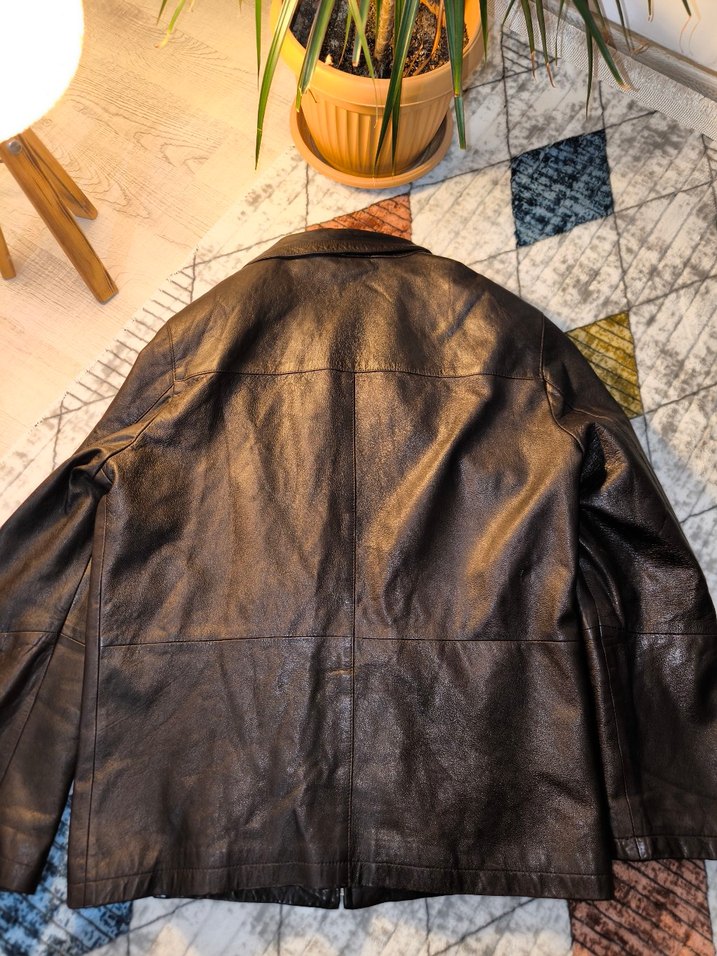 Derimod Marka Biker Hakiki Deri Ceket - Görsel 4