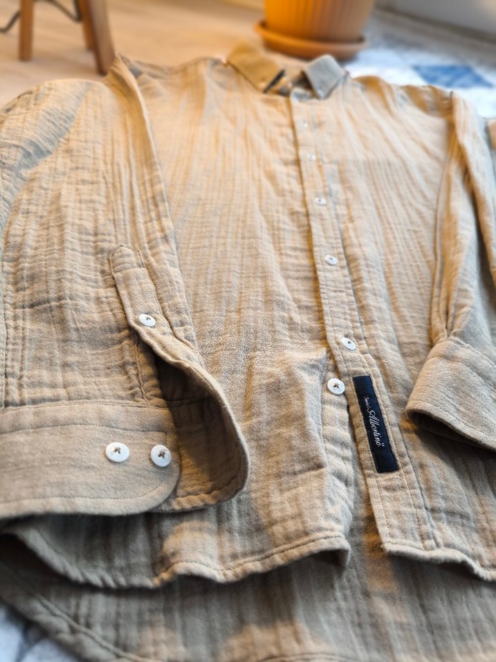 Albertino Marka Keten Gömlek - Görsel 3