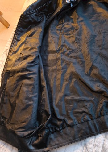 Derimot Marka Siyah Biker Deri Ceket - Görsel 8