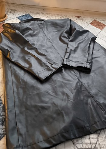 ÖZ ALTAY MARKA UZUN DERİ CEKET - Görsel 7