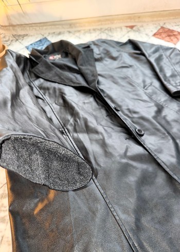 ÖZ ALTAY MARKA UZUN DERİ CEKET - Görsel 4