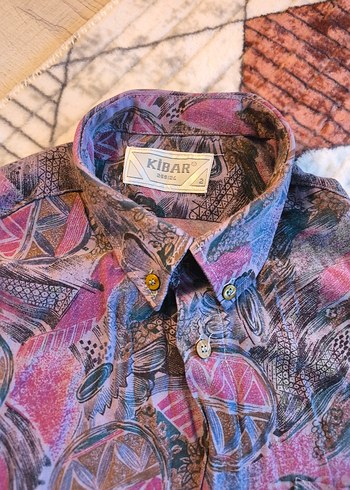 Bohem Çok Renkli Uzun Kollu Gömlek - Görsel 5