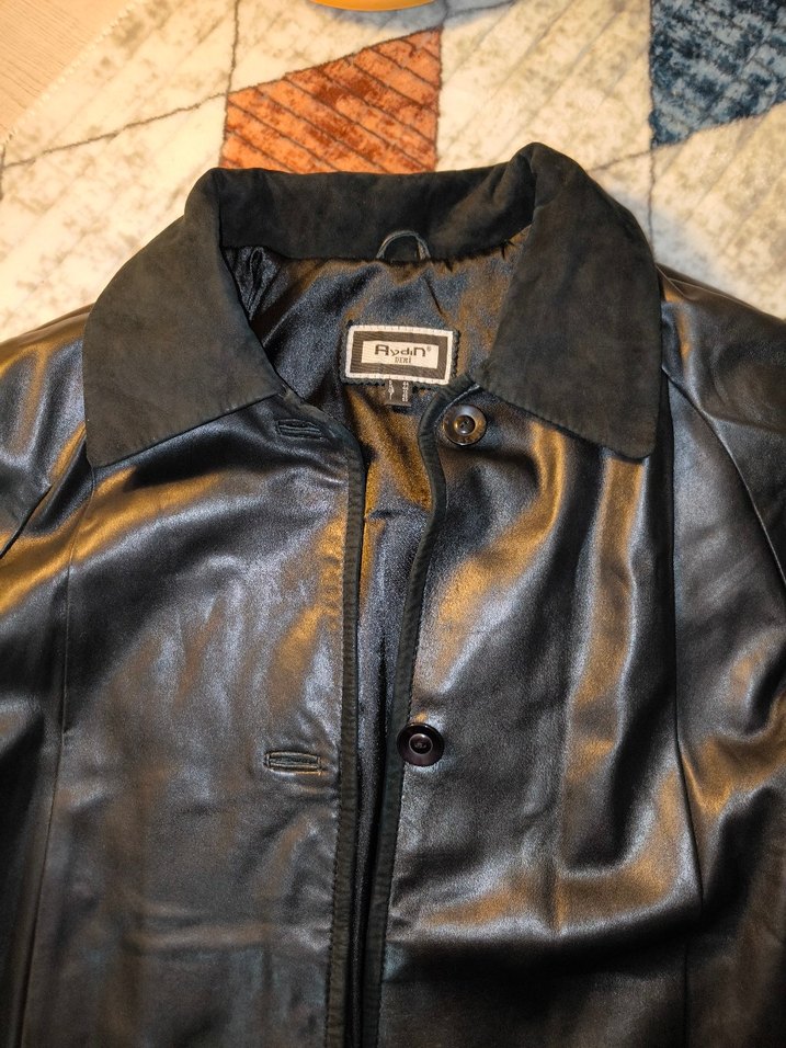 Aydın Marka Hakiki Deri Ceket - Deri Parka - Görsel 2