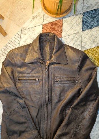 Rossano Marka Biker Hakiki Deri Ceket - Görsel 2