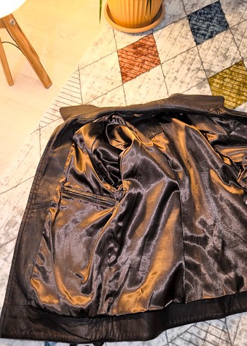 Rossano Marka Biker Hakiki Deri Ceket - Görsel 6