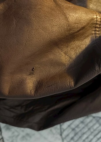 Pilot Bomber Hakiki Deri Ceket - Görsel 7