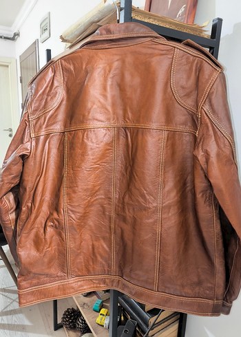Özel Üretim Hakiki Deri Ceket - Görsel 2