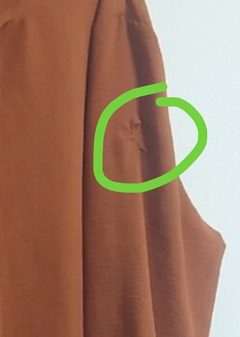 Turuncu Renkli Yüksek Yakalı Kadın Tunik - Görsel 3