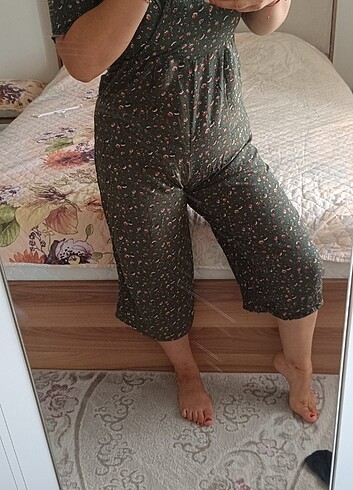 l Beden haki Renk Yazlık Tulum