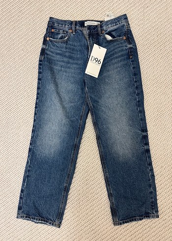 Kadın Mavi Denim Midi Jean