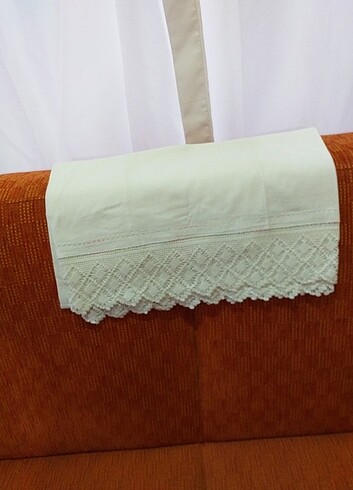 El örgüsü dantel uzun yastık - Görsel 3